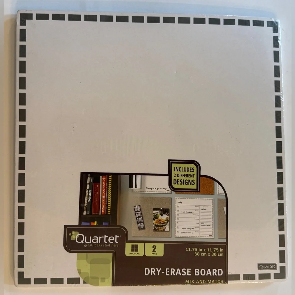 Quartet 12” x 12” Double Sided Dry-Erase Board